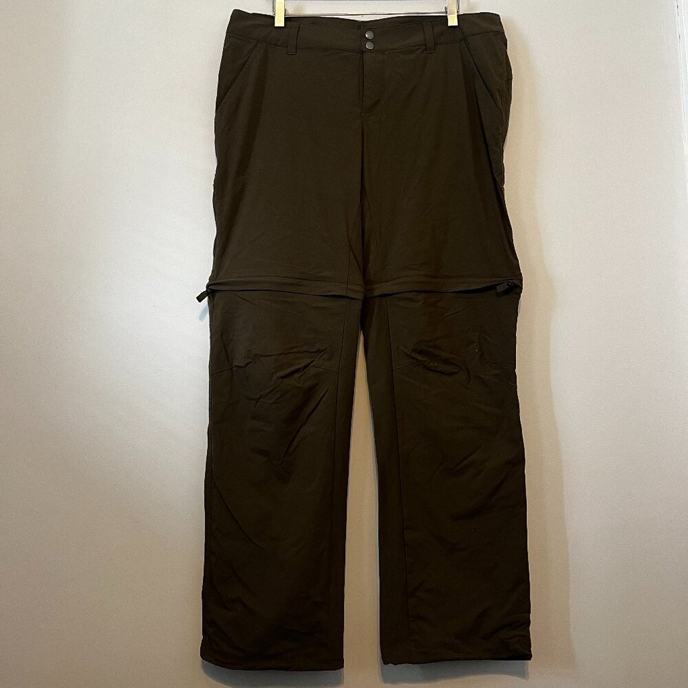 Columbia | Olive Green Hiking Pants with Zip Off Shorts